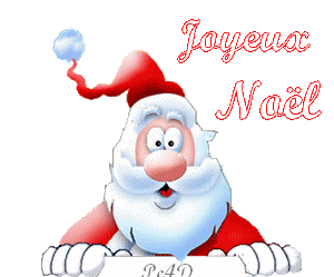 gif joyeux Noël père Noël